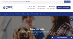 Desktop Screenshot of bearwoodvets.co.uk